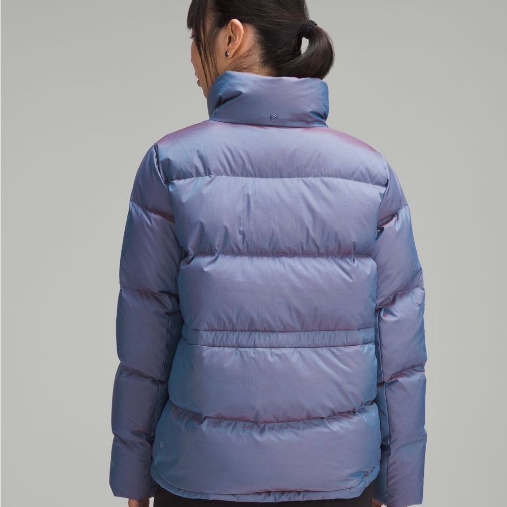 NWT - Lululemon Wunder Puff jacket Irridicent Blue sz.6 - Picture 2 of 9